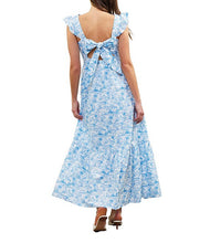 Load image into Gallery viewer, Faye Printed Tie Back Maxi
