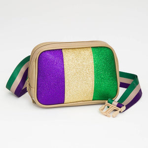 Mardi Gras Sparkle Belt Bag