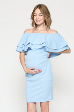 Load image into Gallery viewer, Misty Double Ruffle Off Shoulder Dress
