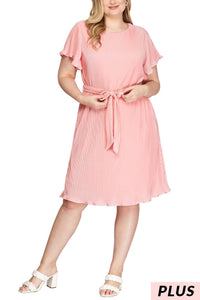 Priscilla Pink Dress- Plus Size