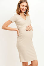 Load image into Gallery viewer, Megan V-Neck Ribbed Dress
