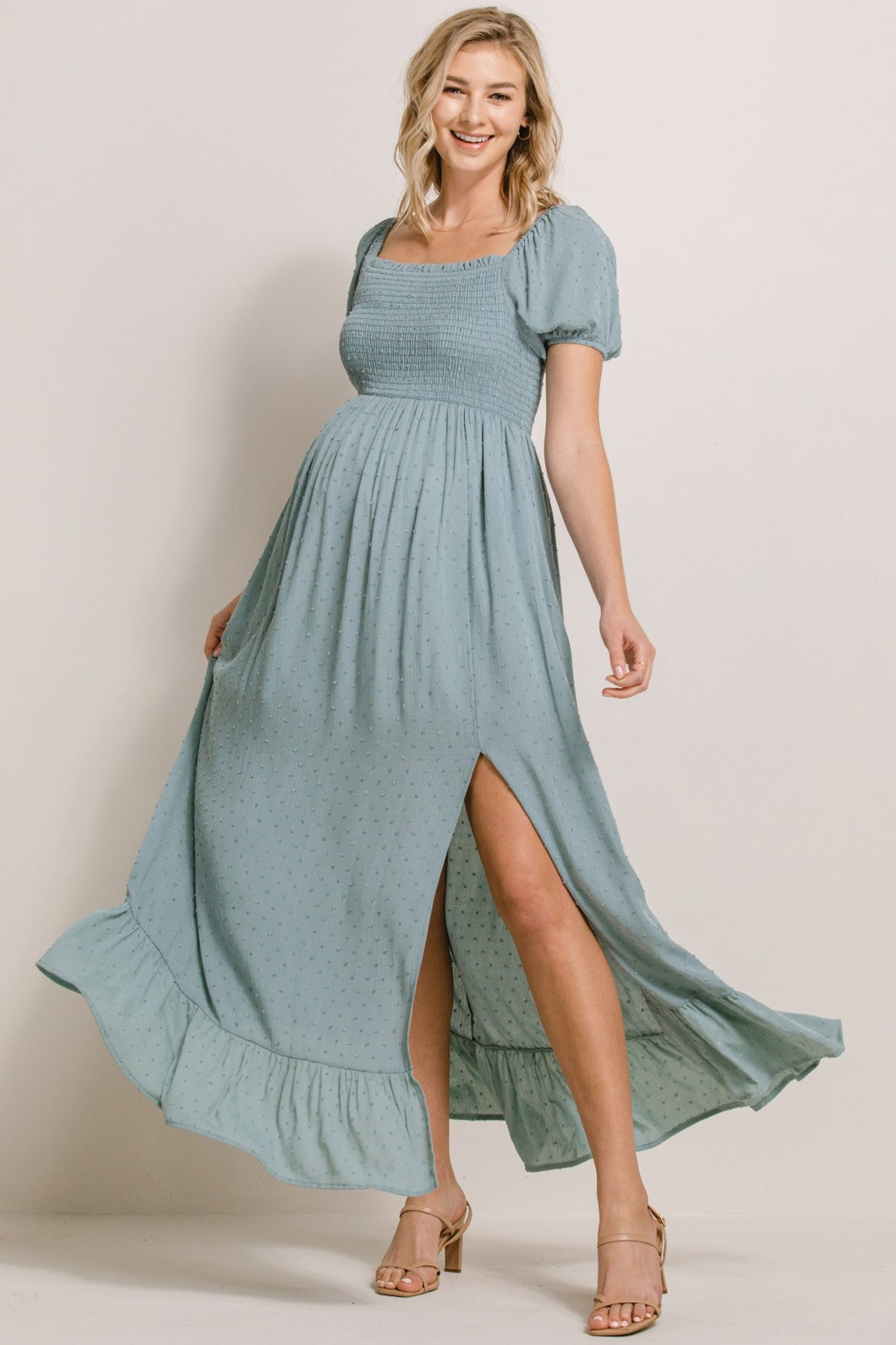 Sammy Dot Maternity Maxi