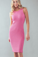 Load image into Gallery viewer, Posie Pink Bodycon Dress
