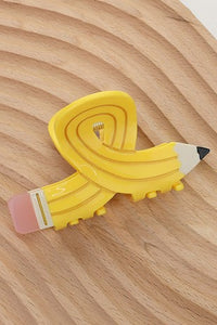 Pencil Hair Claw Clip