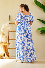 Load image into Gallery viewer, Draya Floral Tiered Maxi-PLUS
