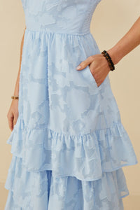 Bella Baby Blue Midi Dress