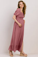 Load image into Gallery viewer, Sammi Dotted Maternity Dress
