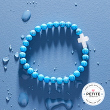 Load image into Gallery viewer, PETITE BOY&#39;S HOLY WATER STRETCH BRACELET
