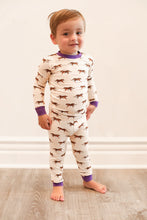 Load image into Gallery viewer, Purple Tiger 2 Piece Bamboo Pajama Set
