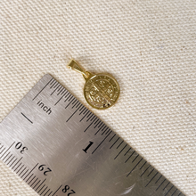 Load image into Gallery viewer, 18k Gold Filled Pendant of Saint Benedict Available In Three
