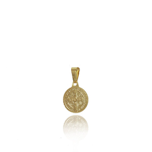 Load image into Gallery viewer, 18k Gold Filled Pendant of Saint Benedict Available In Three
