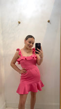 Load image into Gallery viewer, Palma Pink Ruffle Dress
