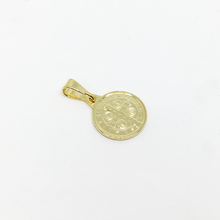 Load image into Gallery viewer, 18k Gold Filled Pendant of Saint Benedict Available In Three
