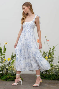 Harper Blossom Midi Dress