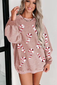 Xmas Candy Cane Sweatshirt