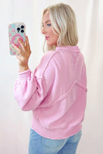 Load image into Gallery viewer, Paige Pink Pocket Sweater
