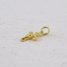 Load image into Gallery viewer, 18k Gold Filled Mini Crucifix Pendant
