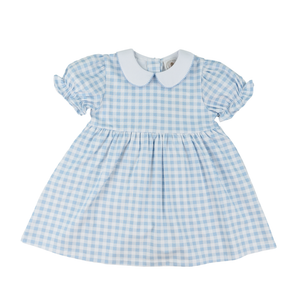 Blue Gingham Collins Classic Dress