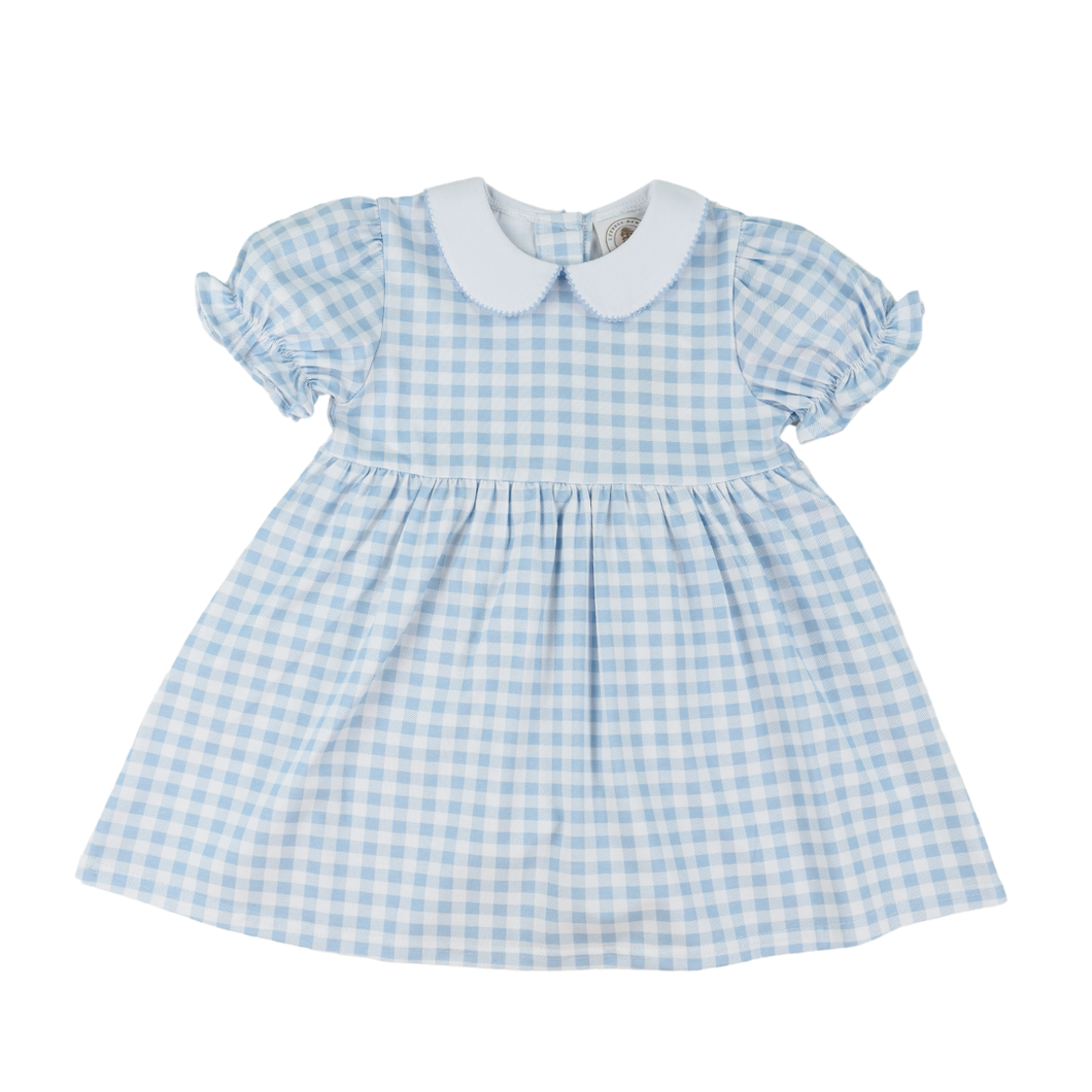Blue Gingham Collins Classic Dress