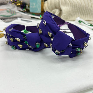 Beaded Mardi Gras Headband