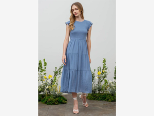 Naomi Smocked Midi