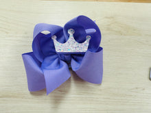 Load image into Gallery viewer, Jumbo Lt Purple Princess Bow
