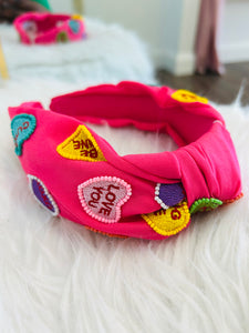 Candy Hearts Headband