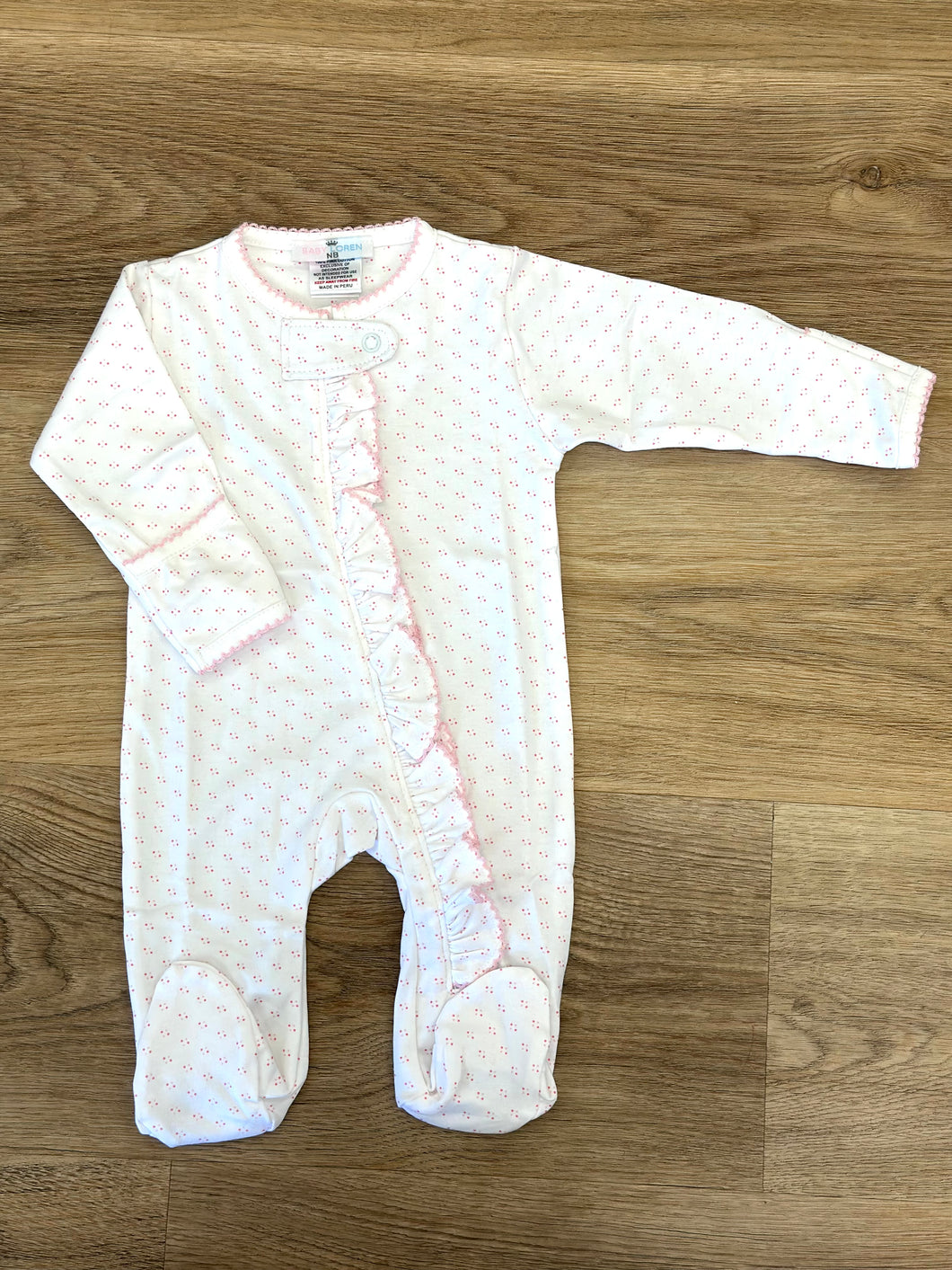 Baby Loren Dotted Footie