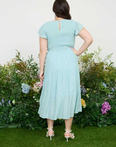 Scarlett Sage Green Midi- Plus