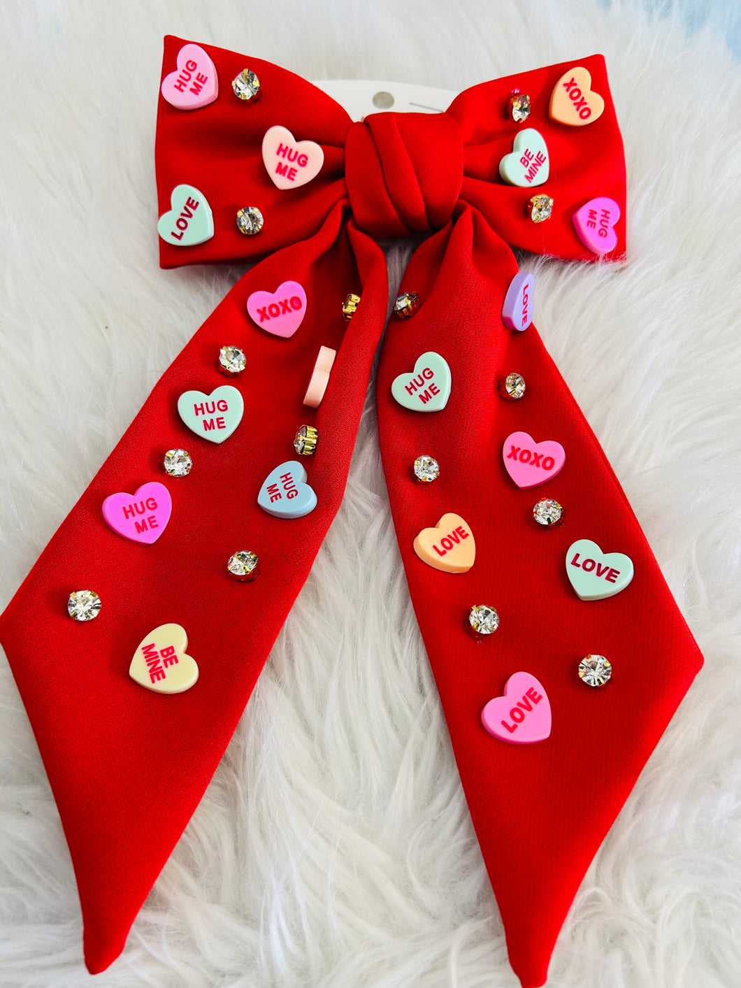 Valentines Day Clip Bows