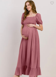 Sammi Dotted Maternity Dress