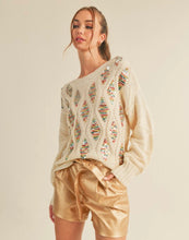 Load image into Gallery viewer, Colorful Sequin Sweater
