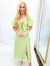 Load image into Gallery viewer, Giselle Green Midi Dress
