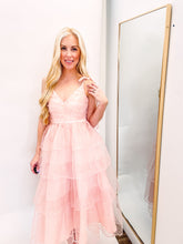 Load image into Gallery viewer, Pandora Pink Tulle Midi Dress
