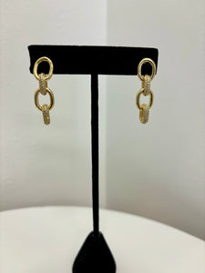 Ellie Oval Chain Earrings