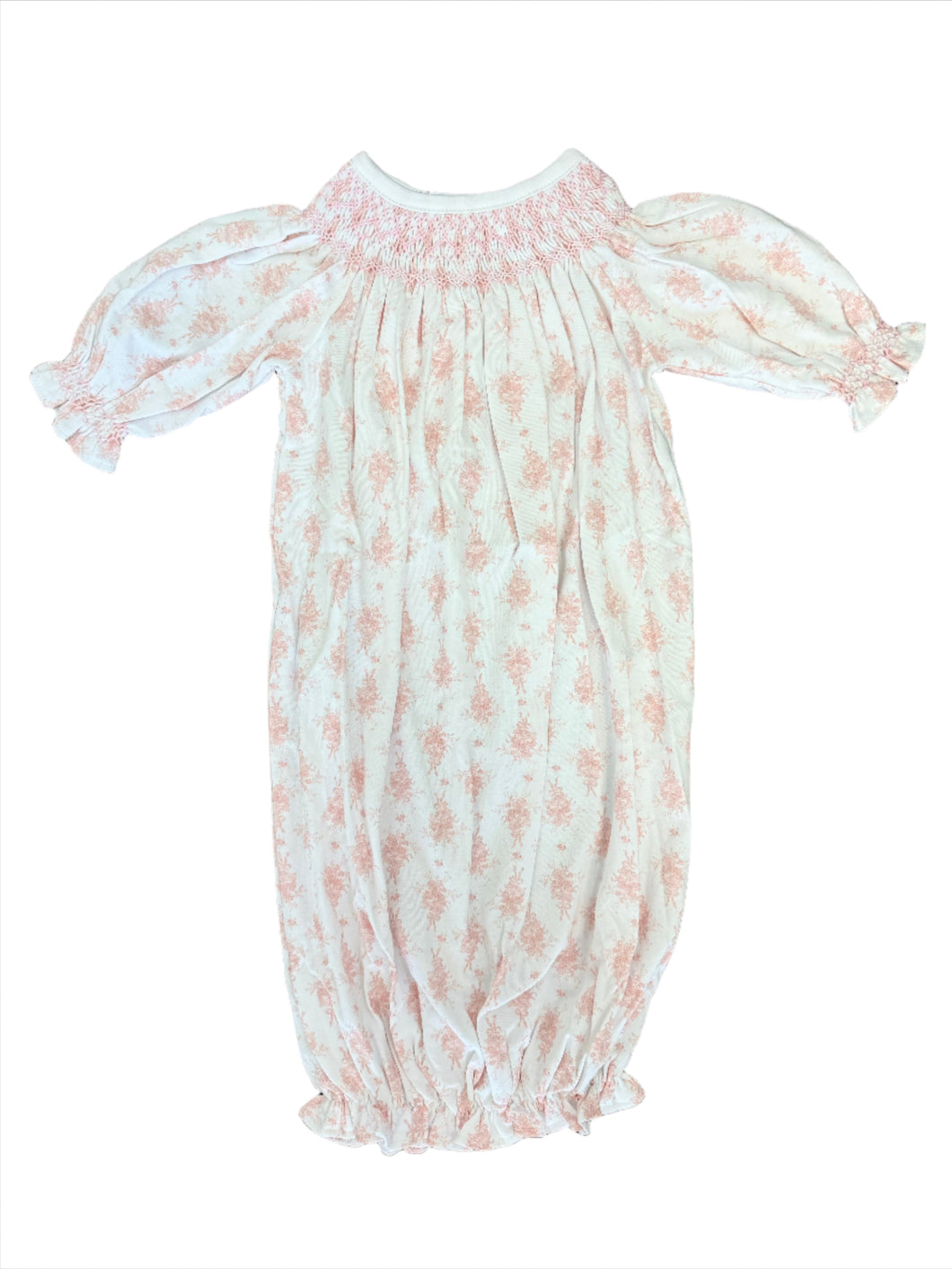 Baby Loren Alana Pima Hand Smocked Bishop Gown