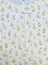 Load image into Gallery viewer, Baby Loren Ducks in the Pond Pima Zipper Footie
