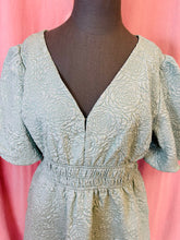 Load image into Gallery viewer, Sailor Sage Rose Print Dress-PLUS
