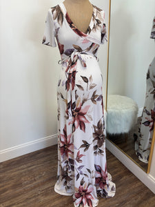 Ehrin Floral Ity Jersey Maxi Dress