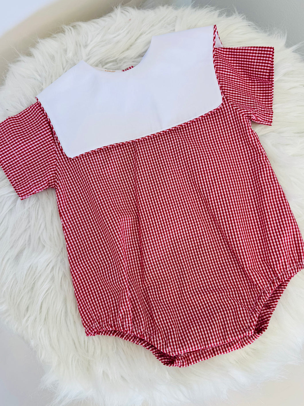 Red Gingham Bubble