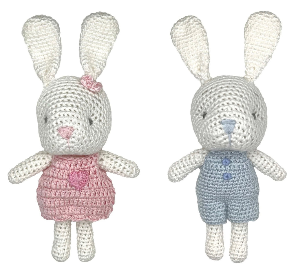 Bunny Bamboo Crochet Rattle