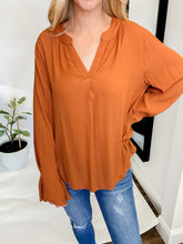 Load image into Gallery viewer, Heather Rust Blouse
