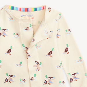 Quack Me Up Organic Cotton Magnetic Coverall