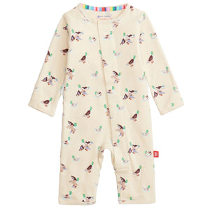 Quack Me Up Organic Cotton Magnetic Coverall