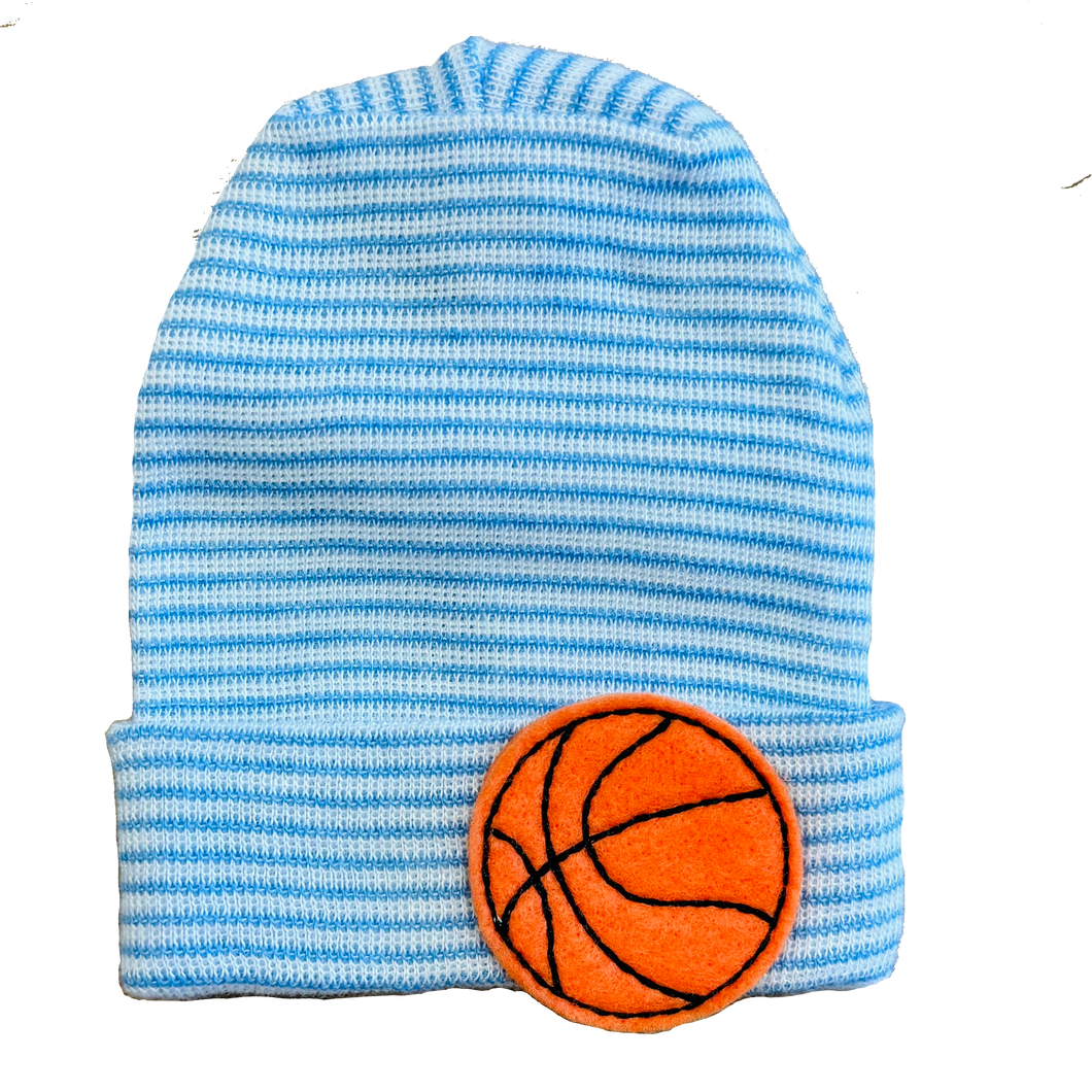 Basketball Newborn Hat