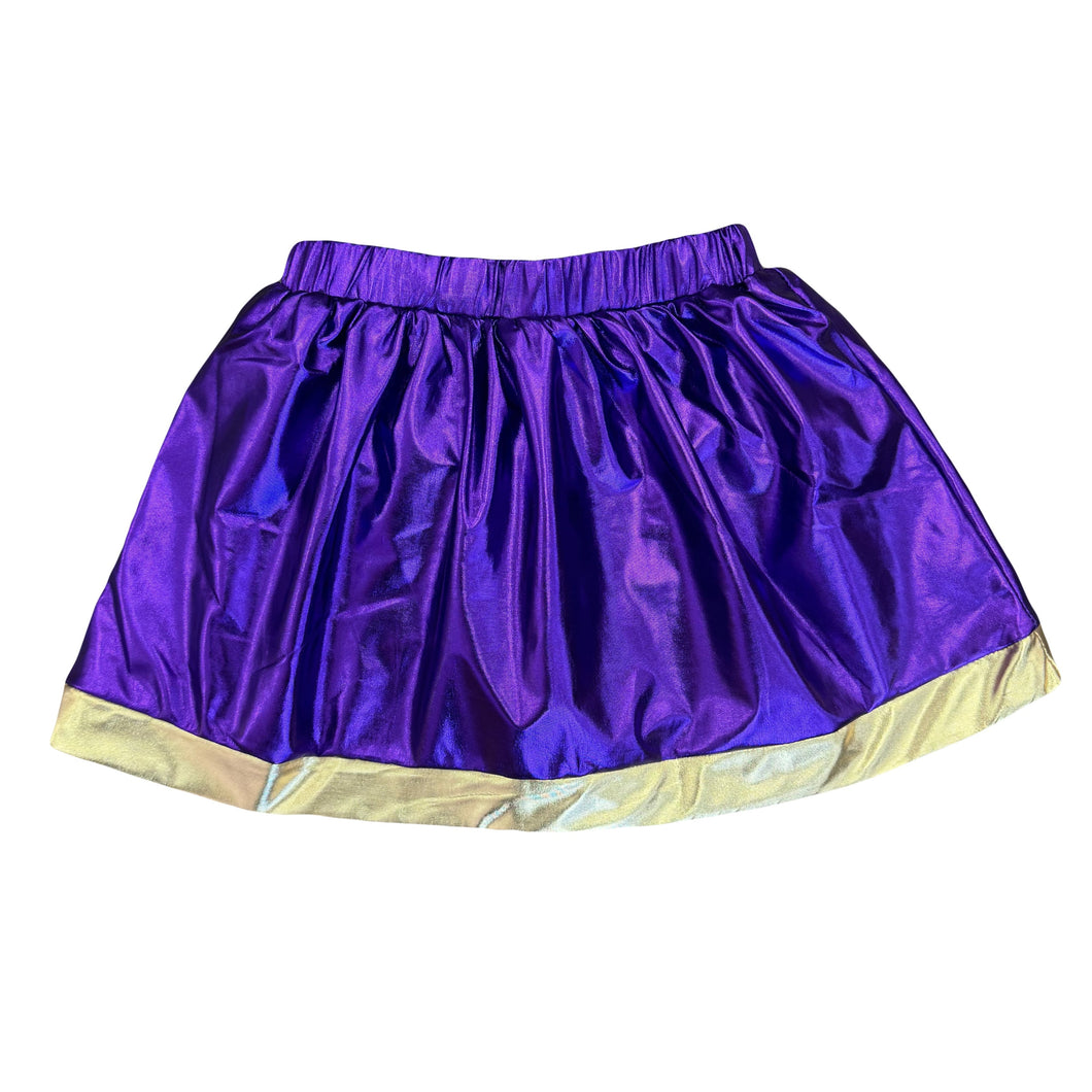 Purple & Gold Girls Skort