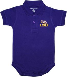 LSU Polo Onesie