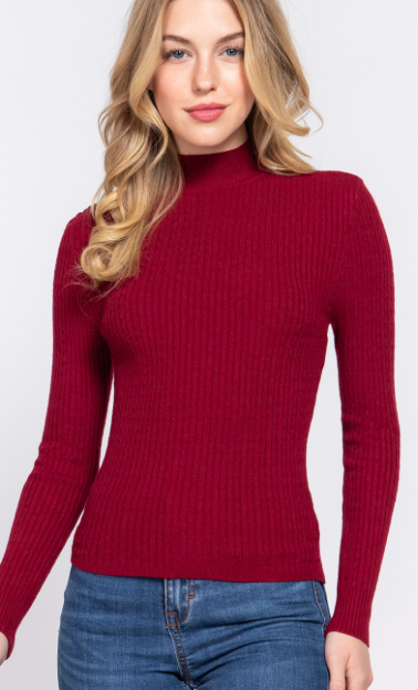 Millie Mock Neck Sweater
