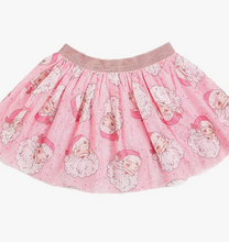 Load image into Gallery viewer, Girls Retro Santa Skirt
