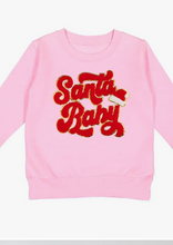 Load image into Gallery viewer, Girls Santa Baby Sweatshirt
